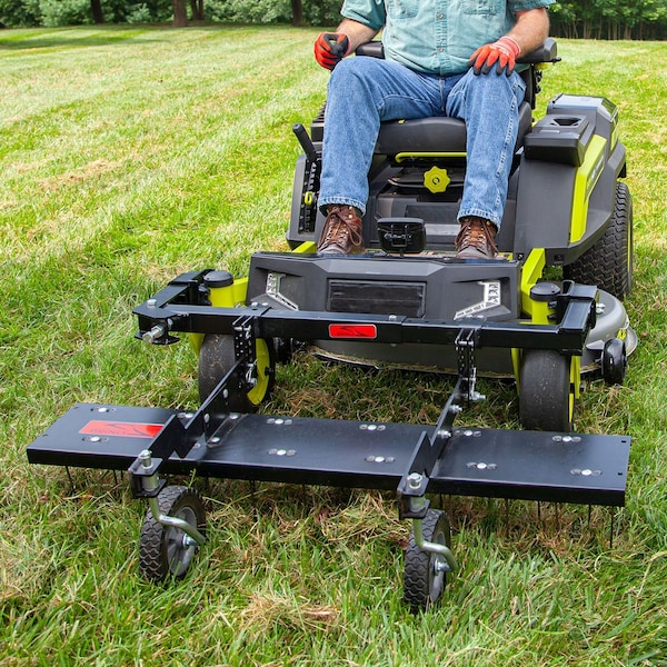 48in ZTR Dethatcher: Efficient Front-Mount Dethatching Attachment For Zero Turn Mowers